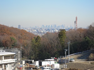 平成26年12月都心に向けての眺望